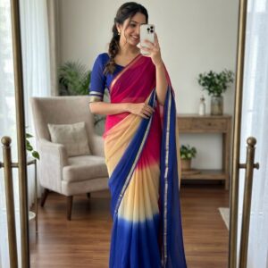 4D Georgette Saree